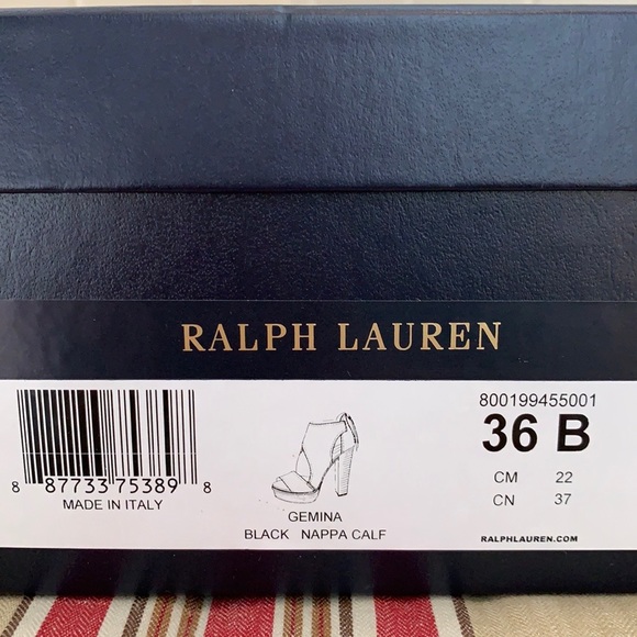NIB Ralph Lauren Purple Label Gemina Booties Black - Picture 2 of 10